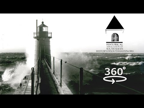 美國-密西根,南黑文燈塔 360度