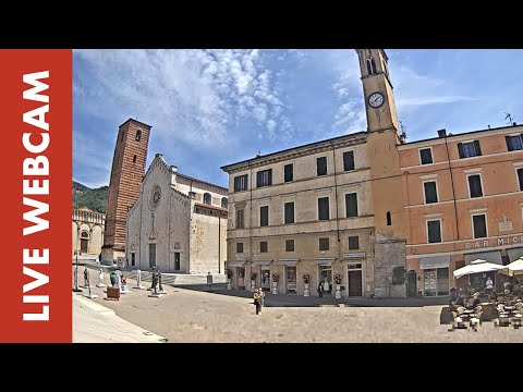 義大利-盧卡,Pietrasanta (LU) - 大教堂廣場景觀