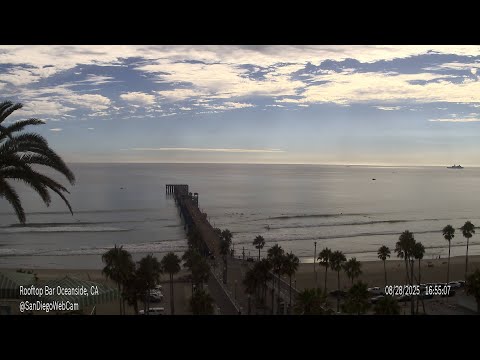 美國-加利福尼亞州,歐申賽德,屋頂酒吧(橋上)